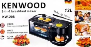 Kenwood 3-in-1 Breakfast Maker 12litre Capacity Model:Kw-208