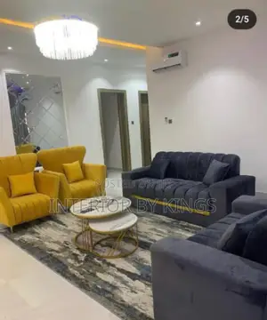 7seater Fabric Sofa With a Center Table Can Come in Colors
