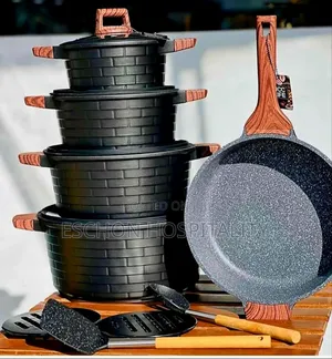 Premium Granite Cookware Pot Set