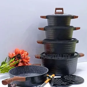 Premium Granite Cookware Pot Set