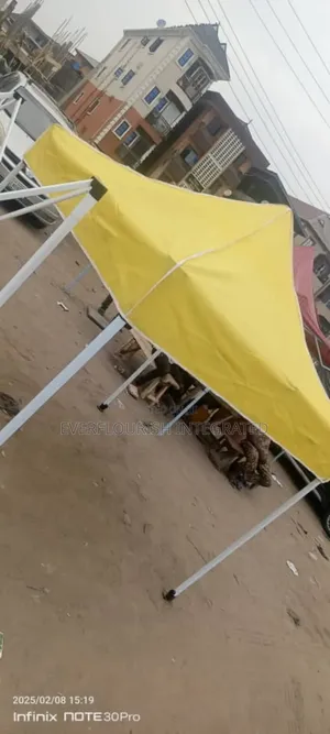 Imported Foldable Canopy 6x6ft White Pole