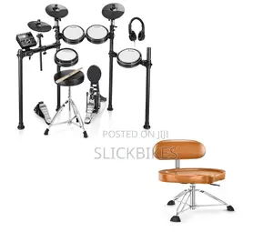 Donner Ded-200 Electric Drum Kit and Motorcycle Style Drum T