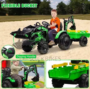 24v 3 in 1 Kids Ride Ontractor,Excavator Bulldozer,Electric