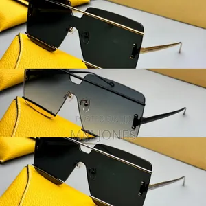"Loewe Inspired Sunglasses With Rim - High Fashion"