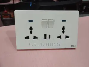 Double Usb Socket With Type C