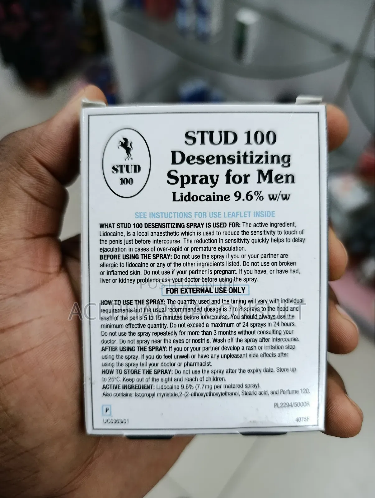 Delay Ejaculation- Spray