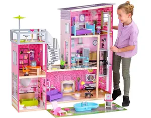Kidkraft Uptown Wooden Modern Dollhouse With Lights Sounds