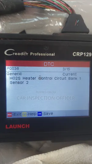 Professional Car Inspection Mechanic With Diagnostic Machine