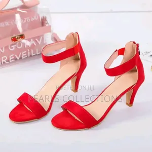 Low Heel Red Shoes (Size 41 and 42)