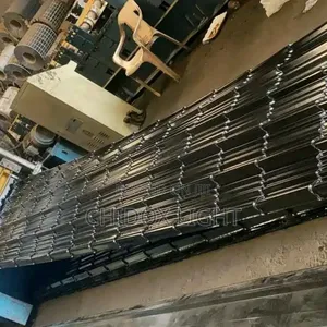 Step Tiles Aluminum Roofing Design Black Color Oven Baked
