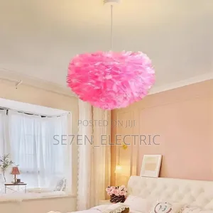 Ostrich Dropping Feathers Luxury Light.