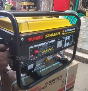 4kva Sumec Firman Petrol Generator 100%Copper Coil