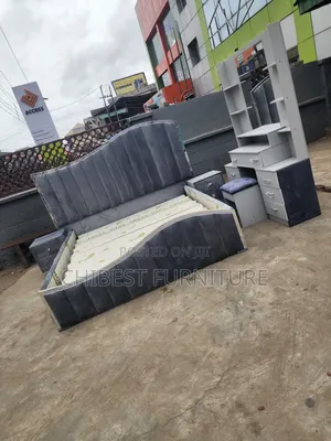 Luxury Six by Six Bed With Its Executive Dresser and Bed Sid