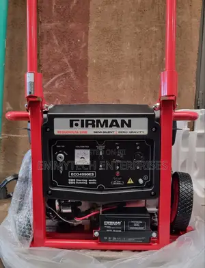 Complete 5.5kva Firman Petrol Generator 100%Copper Coil