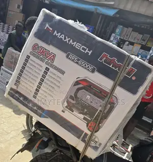 6.3kva Maxmech Petrol Generator 100%Copper Coil