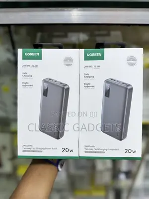 Ugreen 20000mah Power Bank Fast Charging, Pd 20w Qc 22.5w
