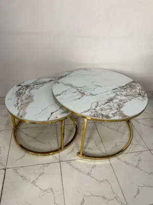 Gold Leg 2 in 1 Center Table