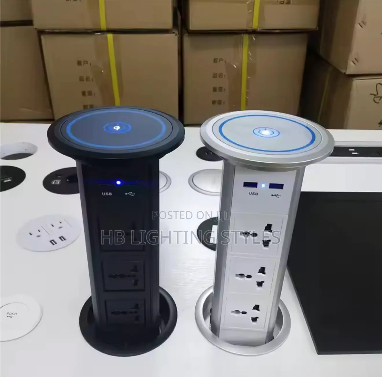 Motorized Kitchen Worktop Electrical Pop Uptabletop Socket