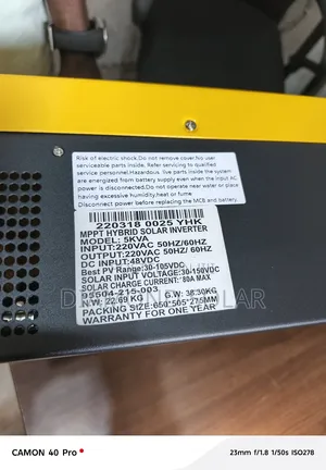 5kva 48v Yohako Solar Hybrid Inverter Available