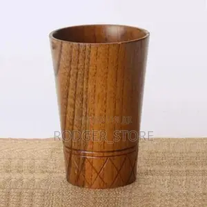 Natural Wooden Mug for Palm Wine, Water, Coffee and Beer.
