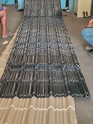 High Quality Oven Baked Aluminum Roofing Sheet Step Tiles De