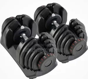 Adjustable Black Dumbbell 40kg