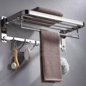 High Quality Anti Rust Multiple Towel Rack With Hooks