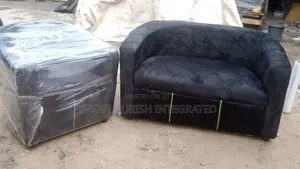 Bucket Sofa Chair Fabric Black Colour