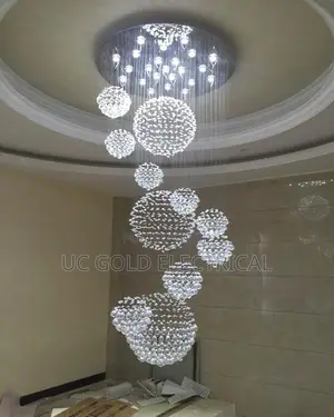 Industrial Crystal Chandelier Modern Large Led