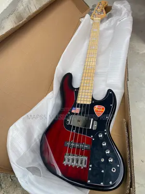 Fender Squier Five String Active Bass Electric Guitar.