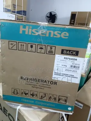 Hisense 44l Mini Fridge Ref045dr With Reversible Door