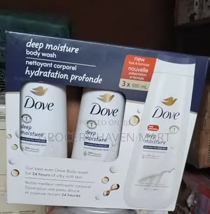 Dove Deep Moisture Body Wash Pack of 3× 680ml