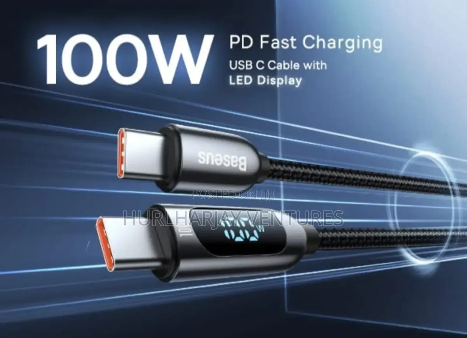 2m Baseus Display 100w Pd Data Cable