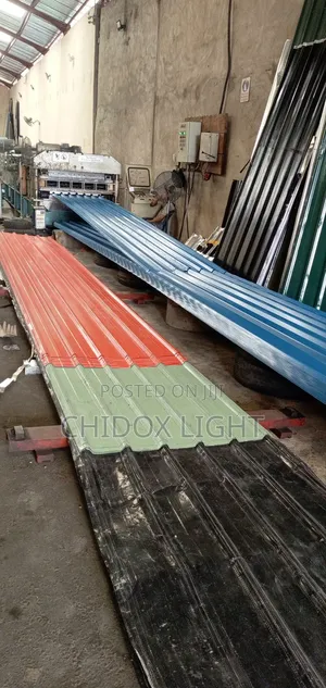 Long Span Design Aluminum Roofing Sheet Blue and Red Color