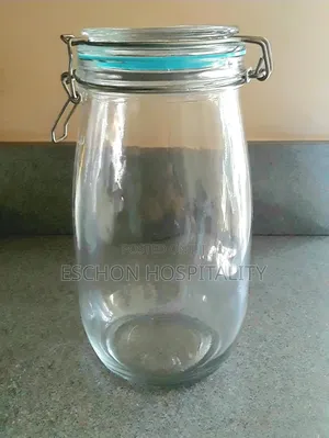 Large Glass Storage Canister Mason Jar