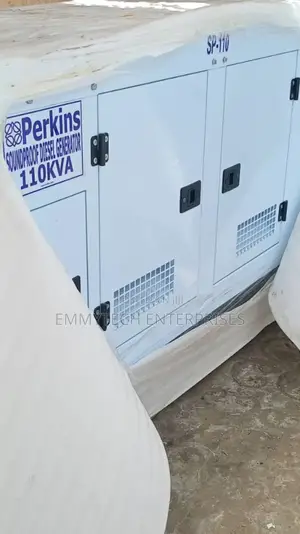 A Brand New Perkins Diesel Soundproof Generator Sp110kva