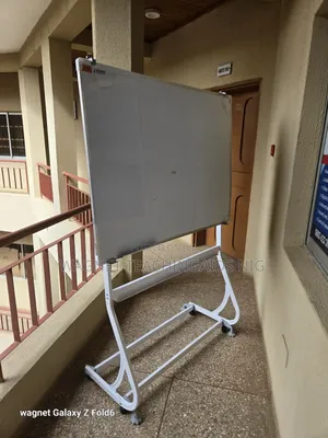 Adjustable 3x4feet White Magnetic Board On Movable Stand