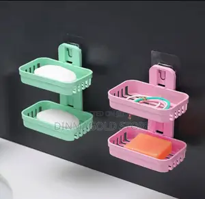 Wall Mounted Double Layer Soap Holder