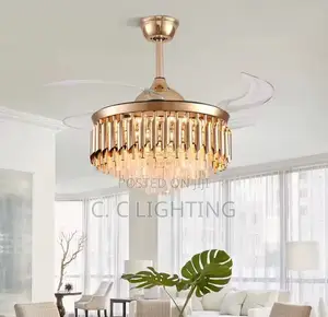 Led Ceiling Fan Chandelier Light