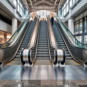 Escalators in Airports Enhancing Passenger Flow