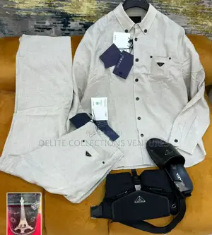 Original Prada Pure Linen Set Available I  32 —— 38