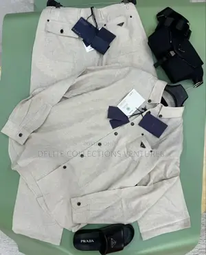 Original Prada Pure Linen Set Available I  32 —— 38