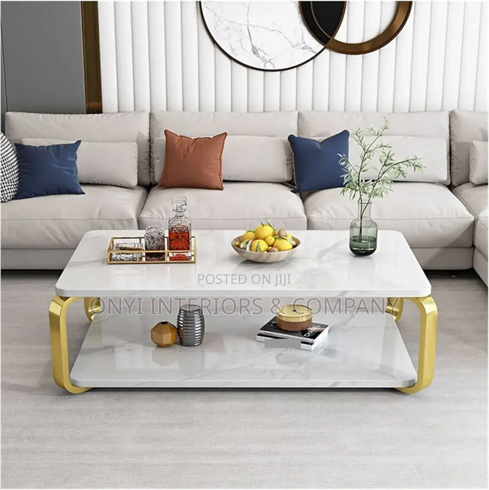 Marble Top Center Table