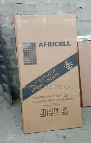 Africell Solar Panels All WTTS Available in Stock
