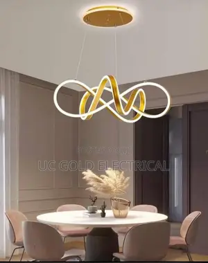 Modern Pendant Lamp Rings Circle Ceiling Hanging Chandelier