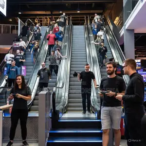 Escalators Are Cleaned and Maintained