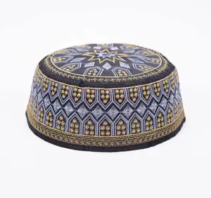 Embroidery Islamic Men Hat Newest Hair Cover Yarmulke
