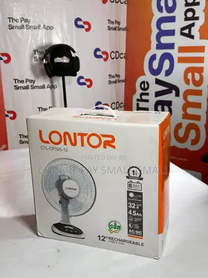 Pay Small Small Lontor Rechargeable Fan On Cdcare.App