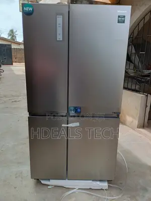 Hisense Side-by-Side Refrigerator–634l,Grey Metallic Finish