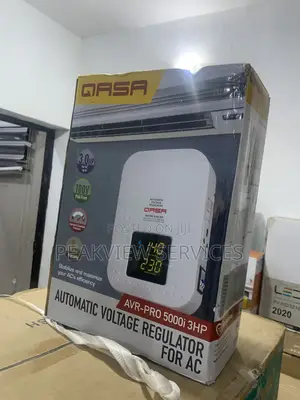 Qasa Wall Stabilizer 5000w-Built in Timer Voltage Control